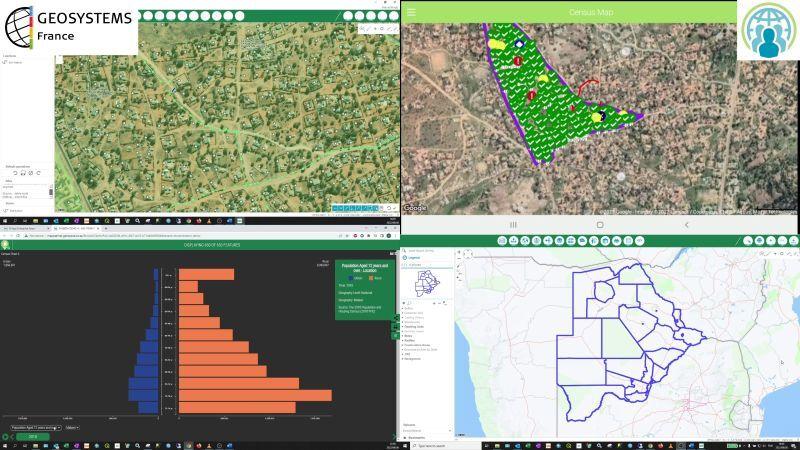Captures d'écran de Smart Census, pour organiser des recensements