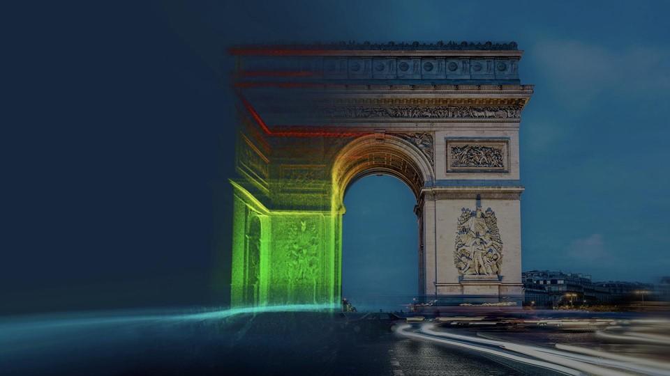 Nuage de points Arc de Triomphe