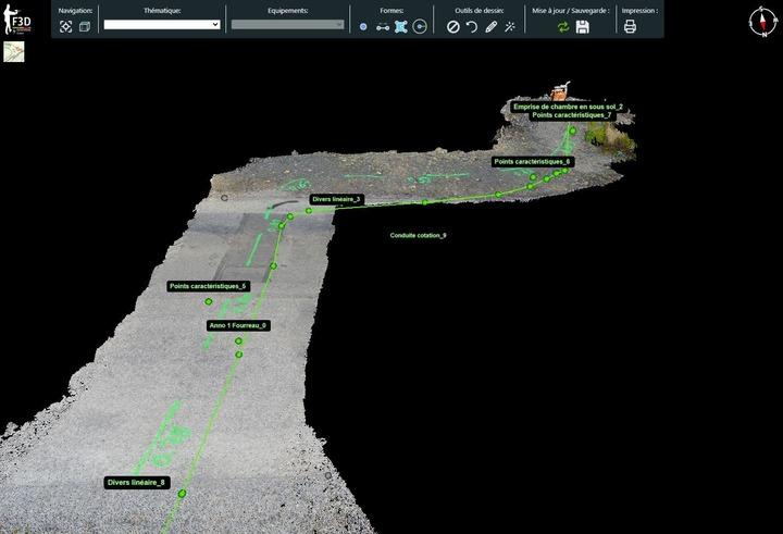 Vectorisation sur nuage de points dans myF3D