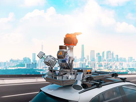 AU 20 Mobile Mapping System sur véhicule