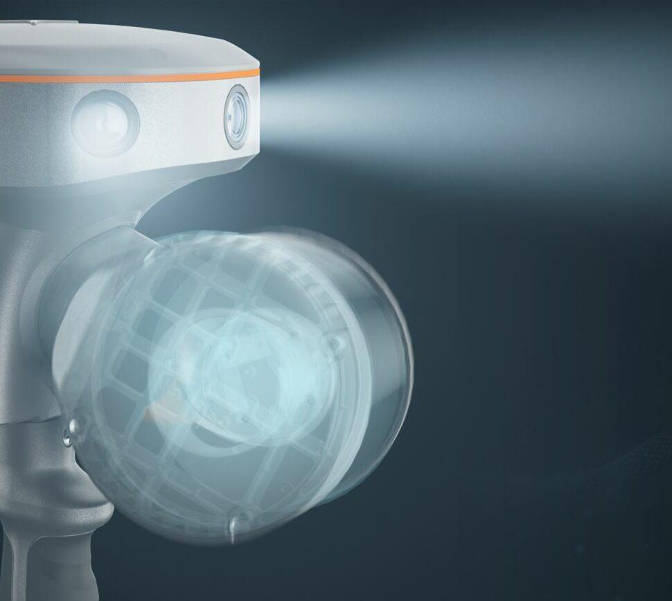 CHCNAV RS10 32 lignes focus sur le capteur lidar